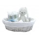 20 cestas PEQUEÑAS de mimbre blancas (precio mayorista)