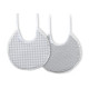 Babero Vichy Color gris