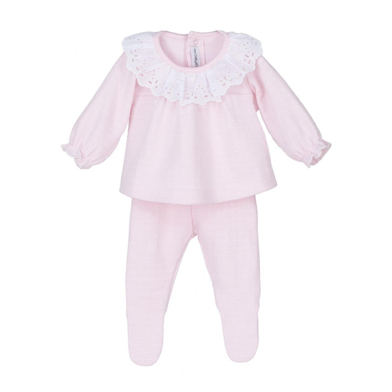 Ropa de primera top puesta niña