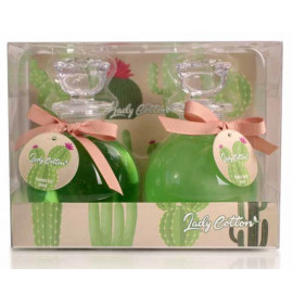 SET CACTUS GEL DE BAÑO Y ESPUMA DE BAÑO