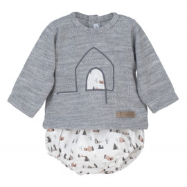 Conjunto pololo bebé Casita