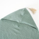 Capa de baño de algodón orgánico verde