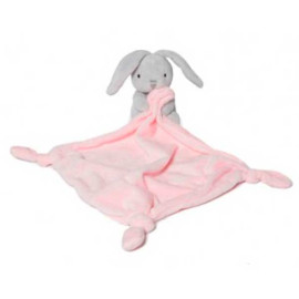 Dou dou tierno ROSA CON NOMBRE BORDADO