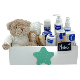 Caja de madera Estrella
