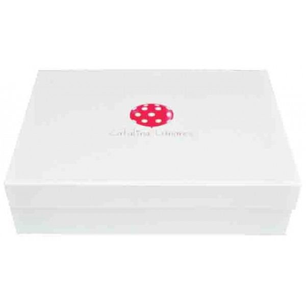 Caja bebe regalo blanca
