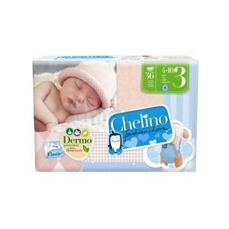 Pañales Chelino 4-10 kg 36 pañales