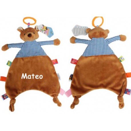 Dou dou osito con nombre bordado