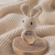Mordedor conejo de origami hecho a mano