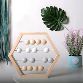 Ábaco de madera ecológica.