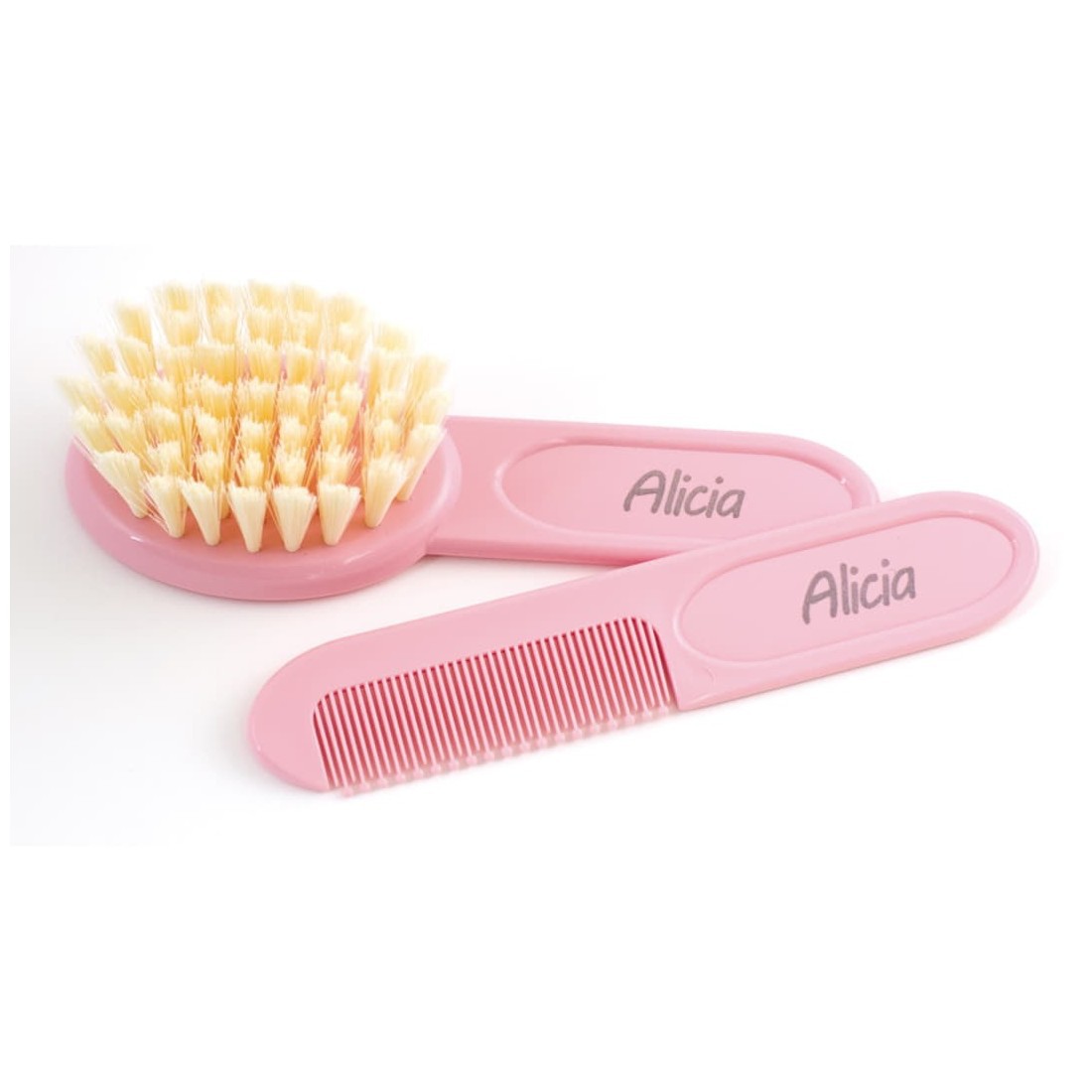 Cepillo personalizado para el pelo del bebé y juego de peine