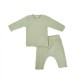 Conjunto Verde bosque Unisex Algodón orgánico