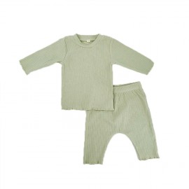 Conjunto Verde bosque Unisex Algodón orgánico