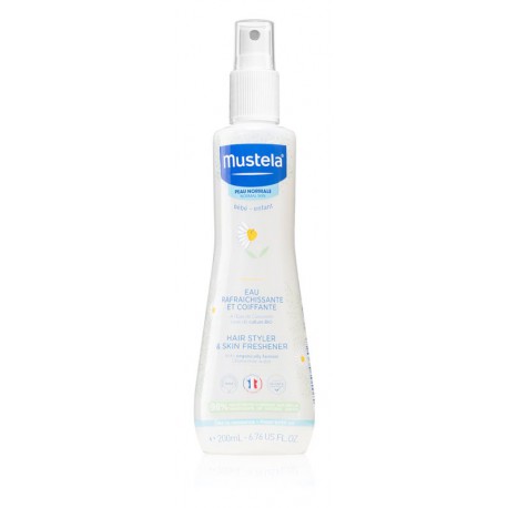 Mustela agua refrescante y de peinado