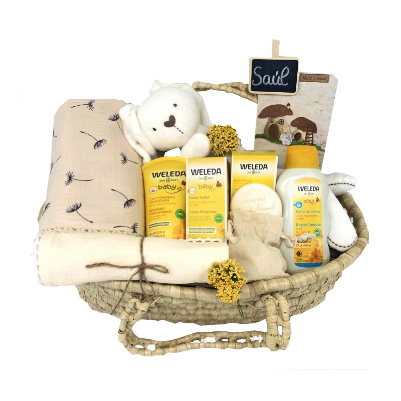 canastillas para bebés,regalos bebe,cestas bebe,regalo nacimiento -  Catalina Lunares